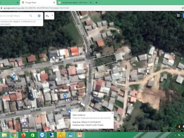 Imagem 2: Terreno Colombo com 600M2 na Rua Jerônimo Alberti, Entrada de R$ 100Mil