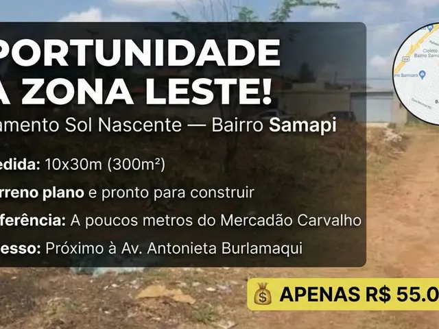 Imagem 1: Vendo Ou Troco Terreno na Zona Leste