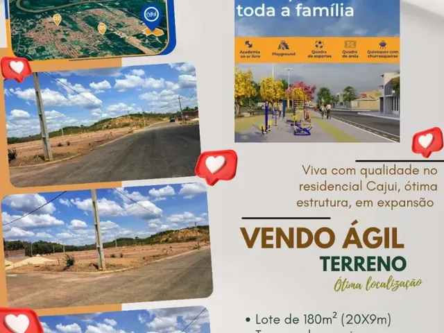 Imagem: Vendo Ágil de Terreno no Residencial Cajui