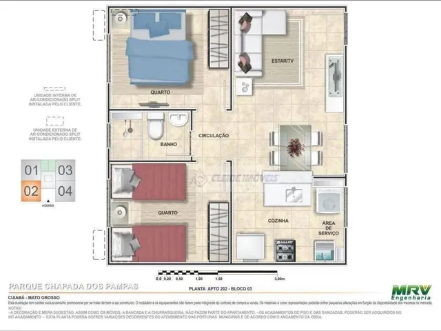 Imagem 11: Apartamento Térreo Chapadas Pampas