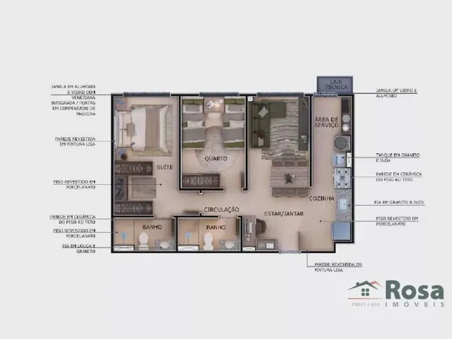 Imagem 9: Apartamento para Venda Despraiado Cuiabá