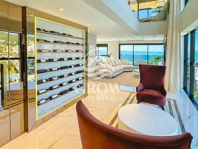 Imagem 13: Duplex Exclusivo em Jurerê com Suíte Master e Hidromassagem de Frente para o Mar