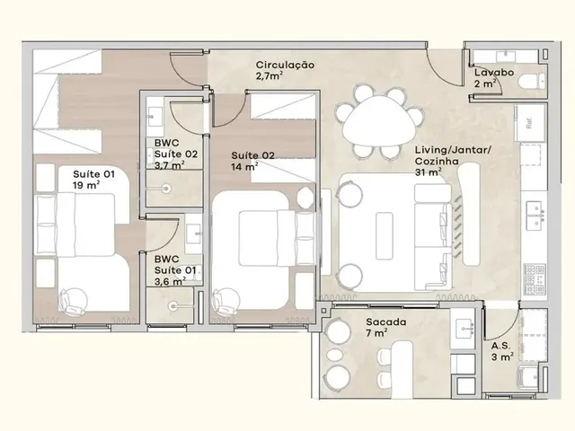 Imagem 14: Apartamento 4 Dormitórios para Venda em Florianópolis - Sc
