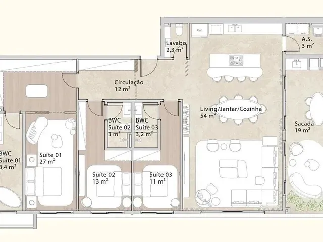 Imagem 13: Apartamento 4 Dormitórios para Venda em Florianópolis - Sc