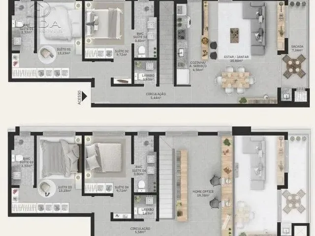 Imagem 8: Apartamento Residencial Capri - Duplex