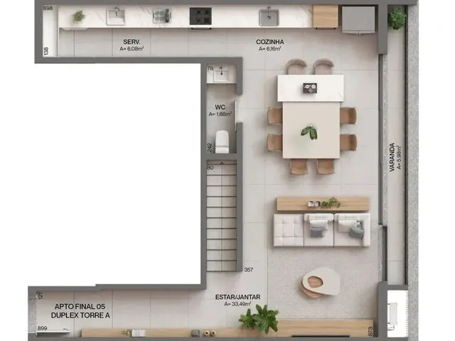 Imagem 14: Apartamento 3 Dormitórios para Venda em Florianópolis - Sc