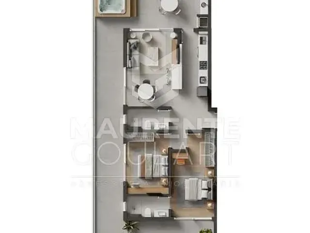 Imagem 4: Cobertura Linear com 2 Dormitórios em Coqueiros