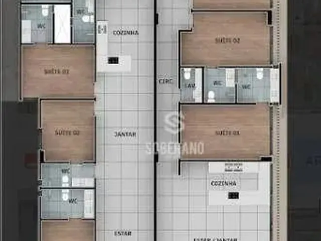 Imagem 12: Apartamento com 4 Suítes + Quarto de Apoio À Venda na Orla de Intermares, 128 M² Por