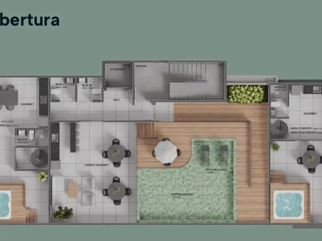 Imagem 3: Flat para Venda em Cabedelo, Intermares, 1 Dormitório, 1 Suíte, 1 Banheiro