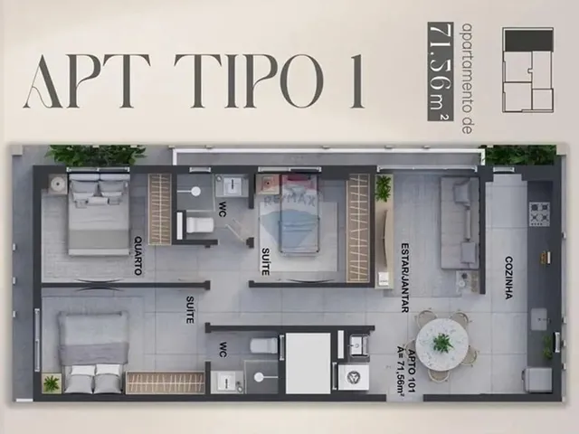 Imagem 13: Repasse de Apartamento, 3 Dormitórios em Intermares