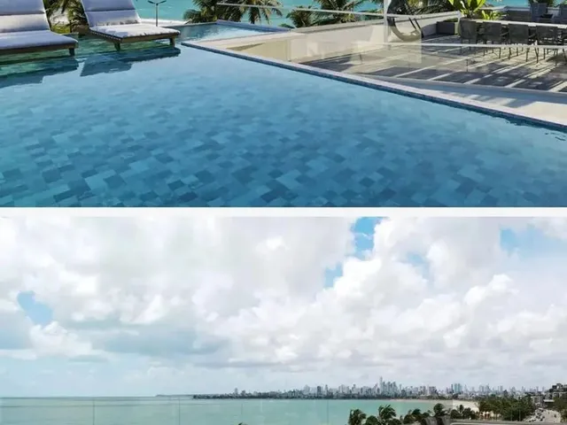 Imagem 4: Flat À Venda Beira Mar Nascente Sul Vista Mar Definitiva Pronto 27M² Intermares/Cabedelo