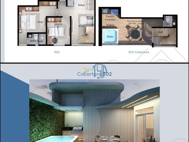 Imagem 8: Vivant 2 Residence - COBERTURA DUPLEX NOS BANCARIOS / COBERTURA DUPLEX VIVANT 2 RESIDENCE
