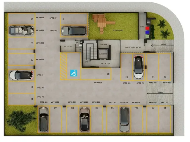 Imagem 10: Apartamento 58M² com 2 Quartos em Intermares - Pb