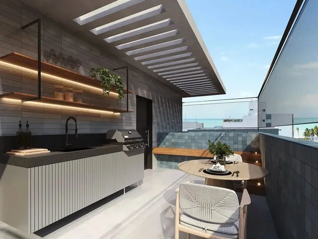 Imagem 8: Vendo Belíssimo Apartamento Próximo Ao Mar com Área de Lazer Completa