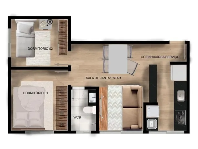 Imagem 15: Apartamento para Venda Tem 67 Metros Quadrados com 2 Quartos em Jacumã - Conde - Pb