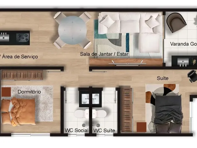 Imagem 7: Apartamento para Venda Tem 67 Metros Quadrados com 2 Quartos em Jacumã - Conde - Pb