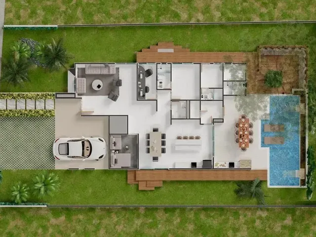 Imagem 12: Casa a Venda no Alamoana C/295,53M² 4 Suítes, Sendo 01 Master, Dce, 4 Vagas, Piscina