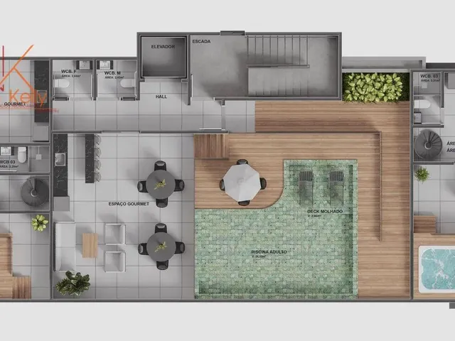 Imagem 6: Apartamento com 1 Dormitório À Venda, 22 M² por R$ 238.000,00 - Intermares