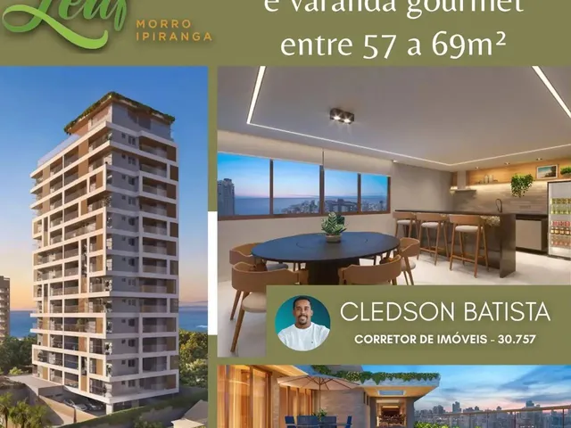 Imagem 1: Leaf Morro Ipiranga, 2 Quartos Distribuído Entre 57 a 69M², Varanda e 1 Vaga De