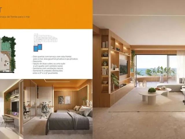 Imagem 2: Terrazza Balena Lançamento Apartamentos Studio, 1 Quarto e 2 Quartos em Armação