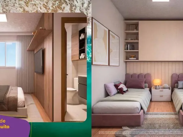 Imagem 7: Apartamentos 2 Quartos com Opção de Suite e Varanda - Piatã
