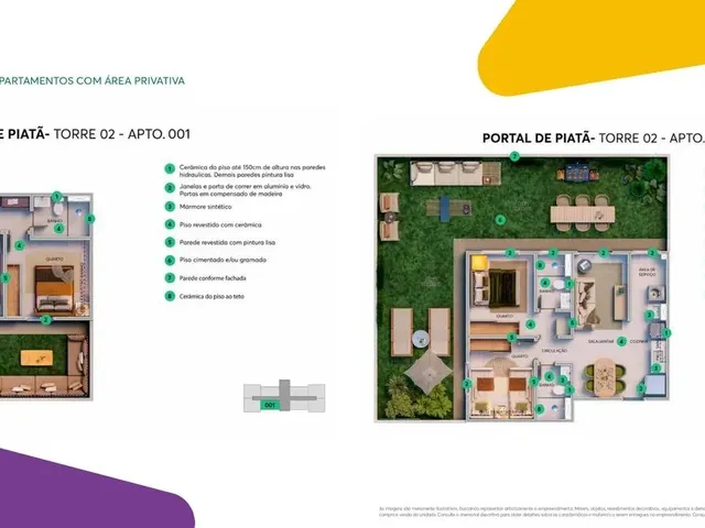 Imagem 8: Apartamentos 2 Quartos com Opção de Suite e Varanda - Piatã