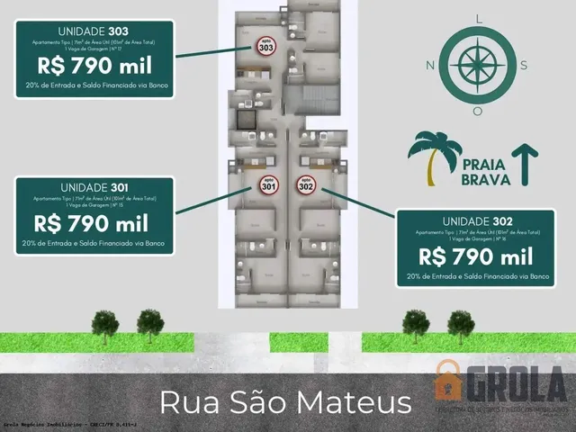 Imagem 14: Apartamento para Venda em Matinhos, Centro, 2 Dormitórios, 1 Suíte, 2 Banheiros, 1 Vaga