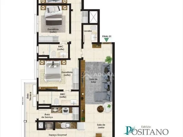 Imagem 16: Apartamento Luxo com 3 Dormitórios À Venda por R$ 2.820.000 - Centro - Guaratuba/Pr