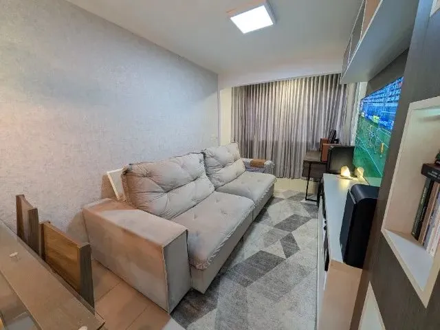 Imagem 9: Apartamento Mobiliado 2 Quartos Suíte 53M² com Piscina Aquecida e Lazer Completo