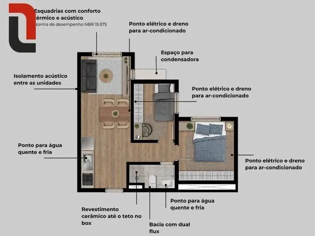 Imagem 14: Easy Vila Izabel Apto 40 M² 2 Quartos