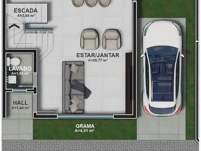 Imagem 14: Sobrado com 4 Dormitórios À Venda, 191 M² por R$ 1.290.000,00 - Água Verde