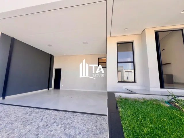 Imagem 1: Casa térrea nova em Condomínio com 187m² 3 suítes 4 vagas no Residencial MontAlcino