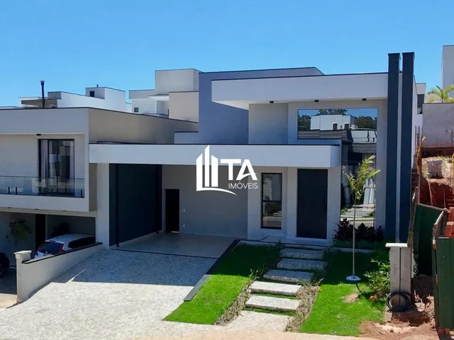 Imagem 2: Casa térrea nova em Condomínio com 187m² 3 suítes 4 vagas no Residencial MontAlcino