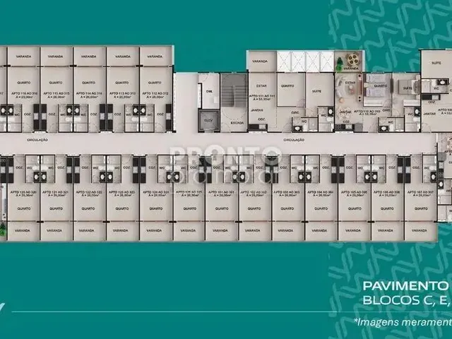 Imagem: Flat com 1 Quarto em Muro Alto