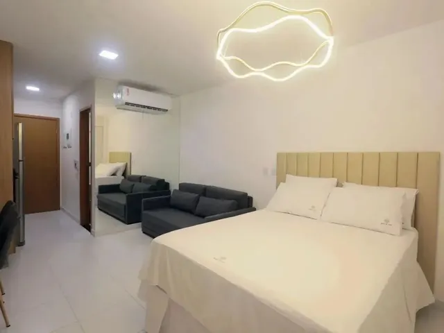 Imagem: Flat Muro Alto Mobiliado