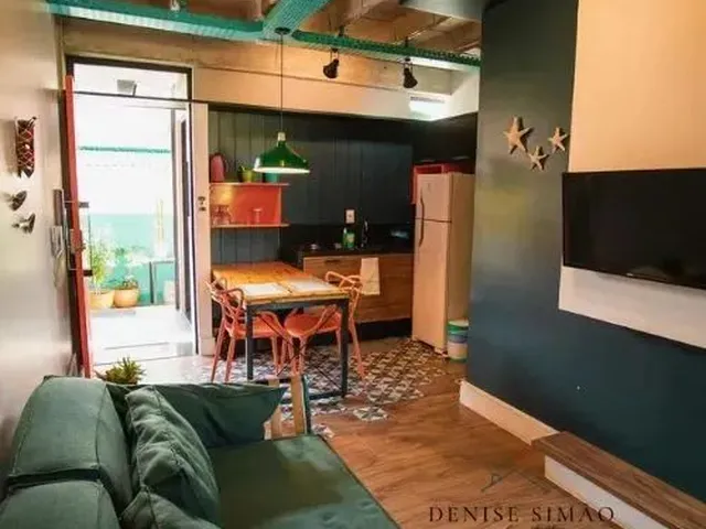 Imagem: O apartamento possui 1 Dormitório, 1 Banheiro, 1 Vaga na