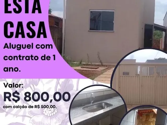 Imagem: Aluguel de Casa em Buriti Alegre