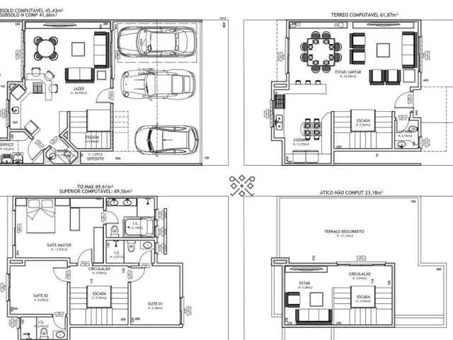 Imagem 5: Sobrado com 3 Dormitórios À Venda, 267 M² por R$ 1.550.000 - Mercês - Curitiba/Pr