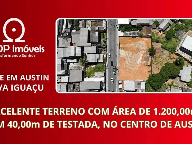 Imagem: O terreno possui 1.200m² de Área, Imóvel novo e está