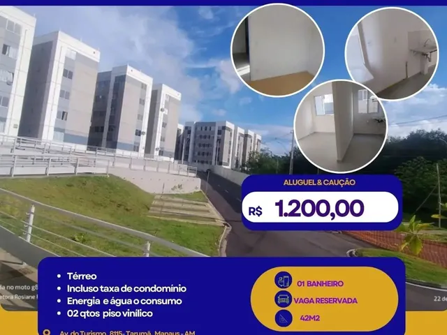 Imagem: Apartamento Térreo/Condomínio Smart Tarumã/Prox