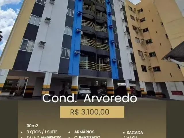 Imagem: Parque 10, Cond. Arvoredo, Alugo com Sala
