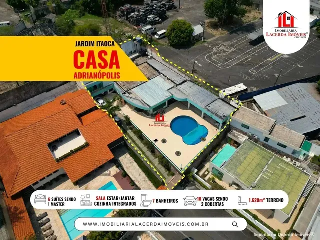 Imagem: A casa em condomínio possui 5 Dormitórios, 6 Suítes, 2