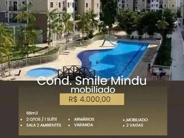 Imagem: Smaile Passeio do Mindu, Mobiliado, 4ª