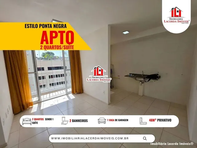 Imagem: Estilo Ponta Negra / Apartamento com 2 Quartos