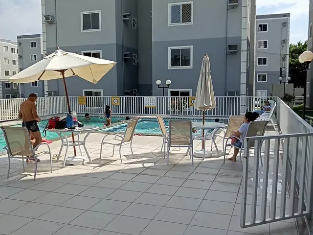 Imagem: O apartamento possui 2 Dormitórios, 1 Banheiro, 1 Vaga na
