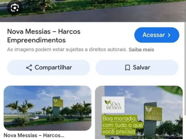 Imagem: O terreno está localizado em Linha Bonita, Messias à
