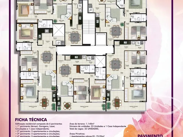 Imagem 13: Apartamento em Castelhanos - 2 Ou 3 Quartos com Suíte - 1 Quadra do Mar