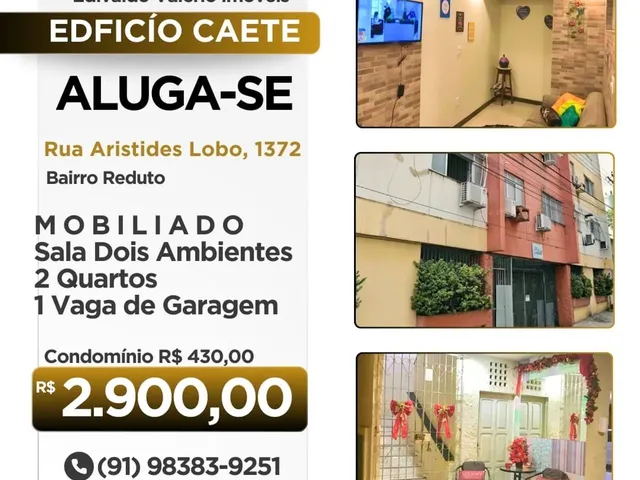 Imagem: Alugo Apto Mobiliado no Reduto