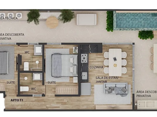 Imagem 8: Bauhaus by Neo Apartamento com 3 dormitórios