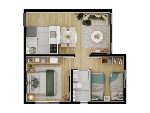 Imagem 14: Apartamento À Venda com 2 Dormitórios em Jardim Paraíso, Apucarana Cod:ap0075_Andr